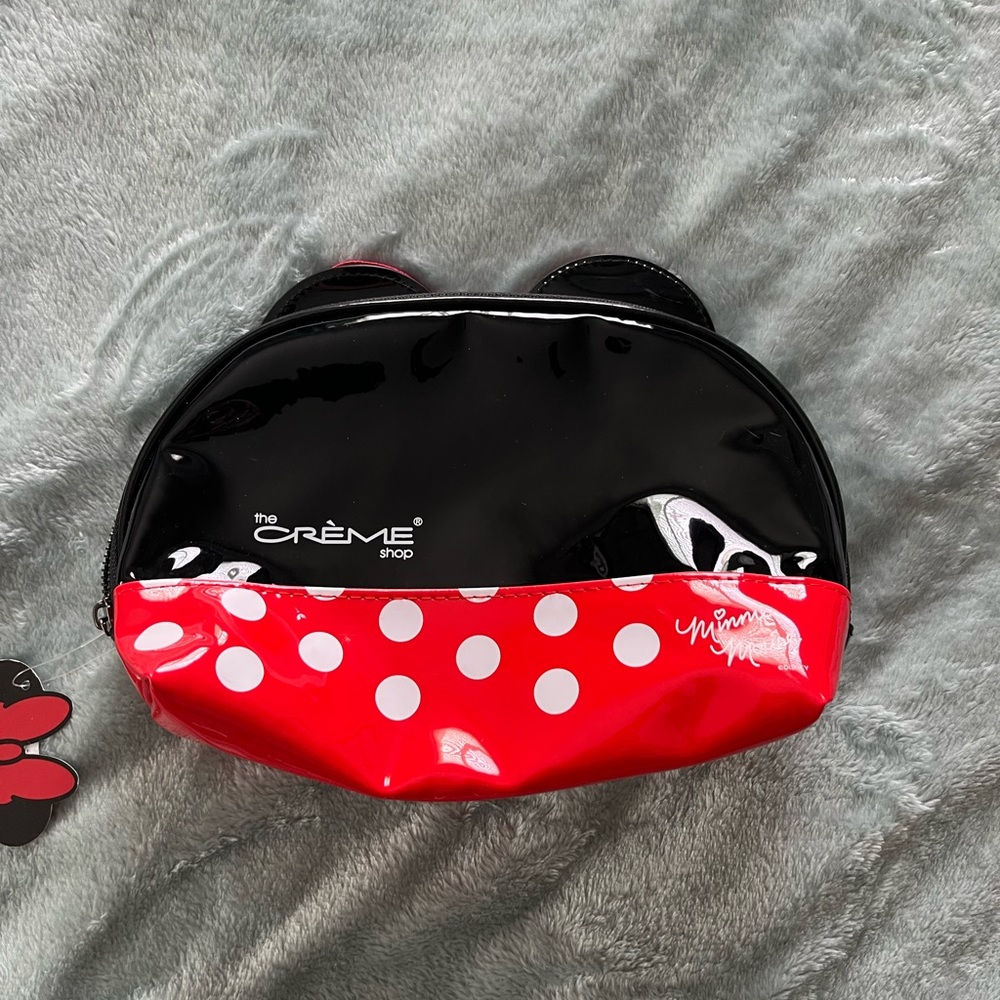 NWT minnie mouse X the crème shop cosmetic pouch bag - Picture 2 of 5